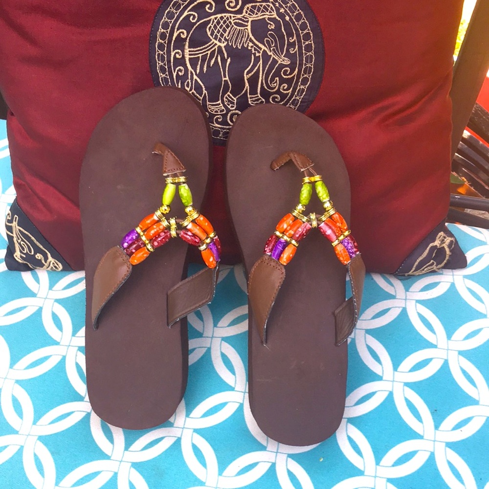 Bohemian style platform sandal 🩴 ✨😻